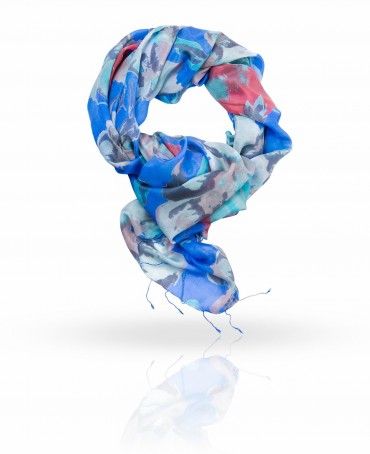 Палантин Женский S-ROSEBIG/BLUE